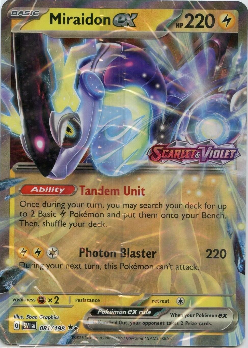 Miraidon ex (Prize Pack)