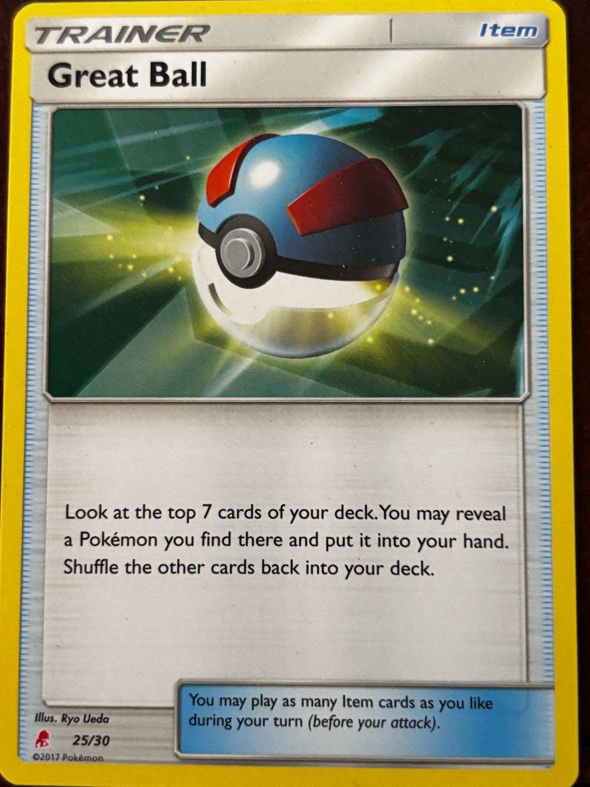 Great Ball (#25) (Lycanroc Half-Deck)