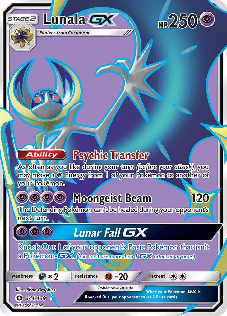 Lunala GX (Full Art) (Holofoil)