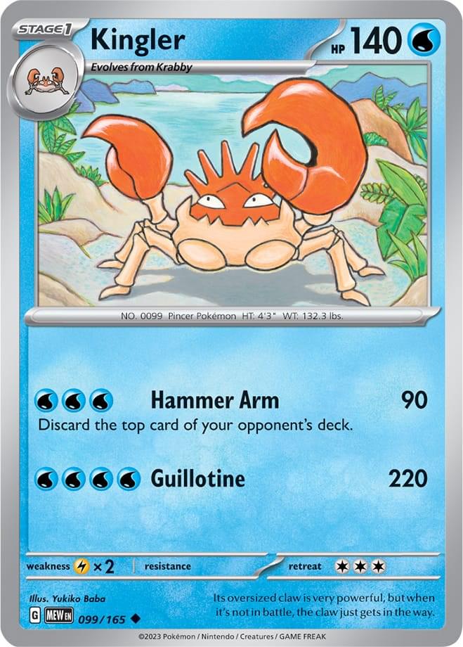Kingler (Reverse Holofoil)