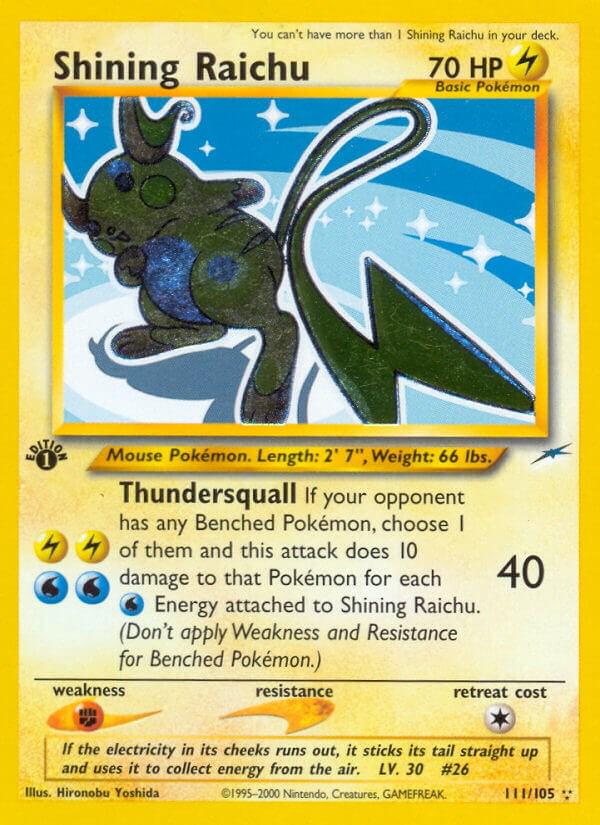 Shining Raichu (1st Edition)