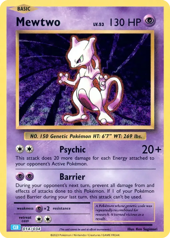 Mewtwo (Holofoil)