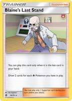 Blaine's Last Stand (Reverse Holofoil)