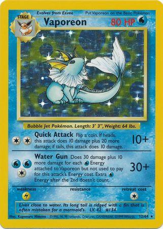 Vaporeon (1st Edition)