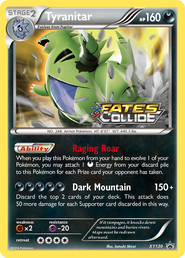 Tyranitar (Prerelease) [Staff] (Holofoil)