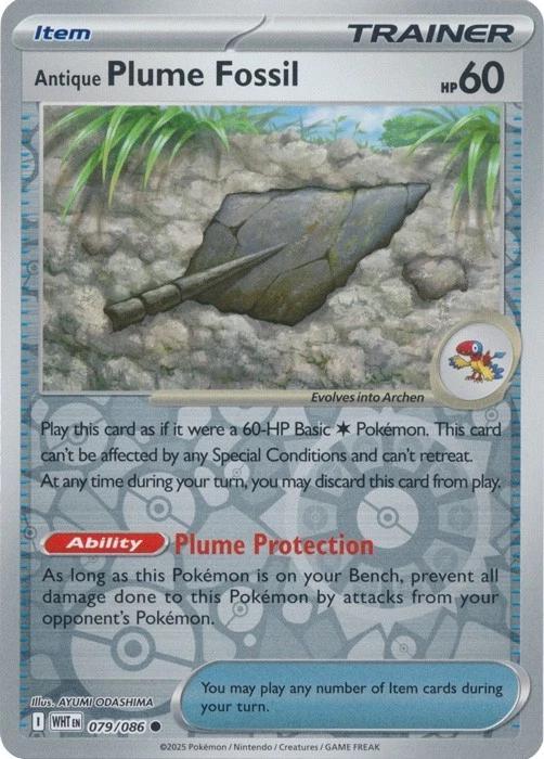 Antique Plume Fossil