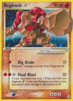 Regirock Star (Gold Star)