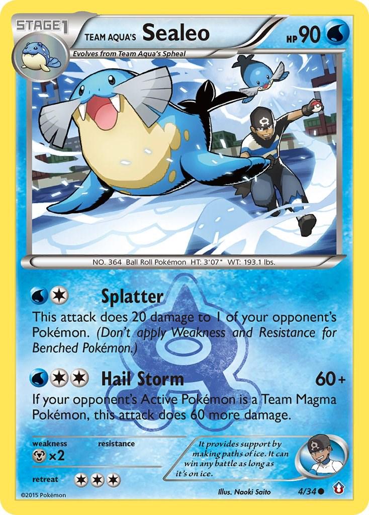 Team Aqua's Sealeo (Reverse Holofoil)
