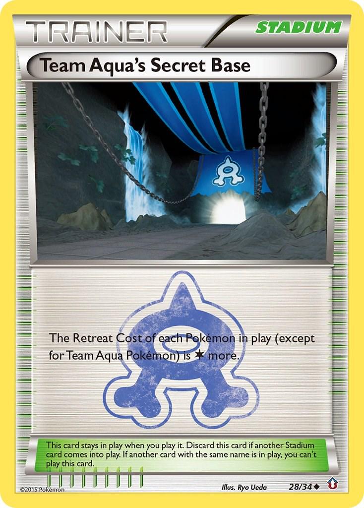 Team Aqua's Secret Base (Reverse Holofoil)