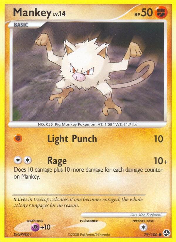 Mankey (Reverse Holofoil)