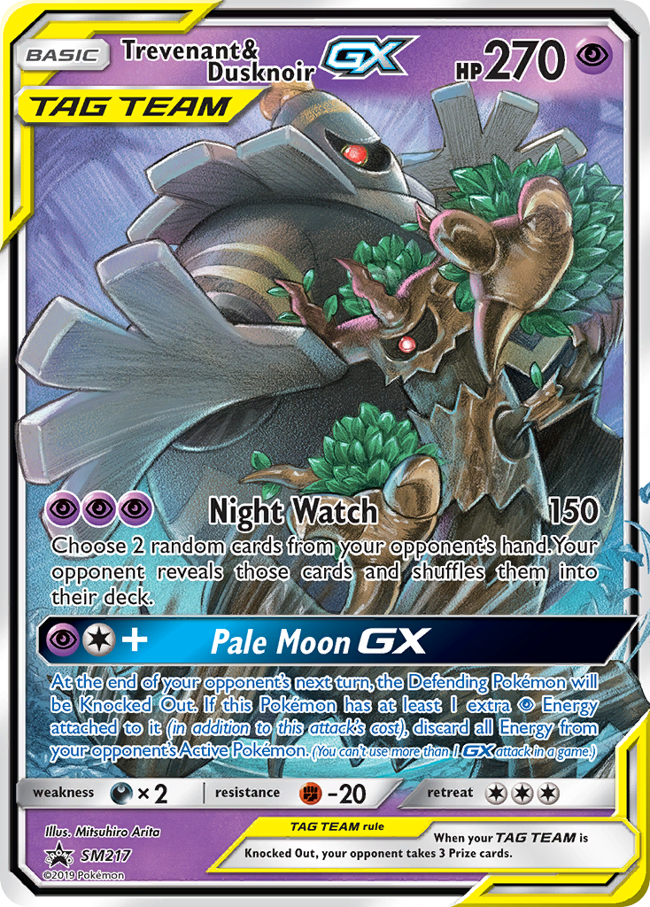 Trevenant & Dusknoir GX (Holofoil)