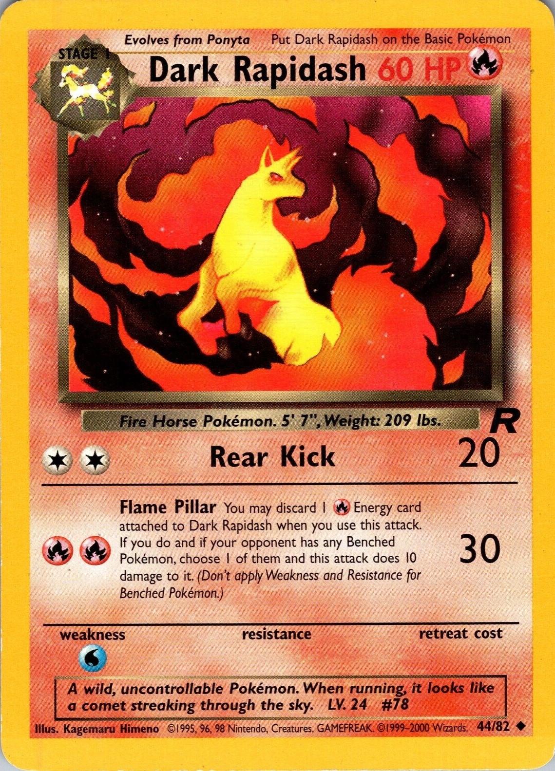 Dark Rapidash (1st Edition)