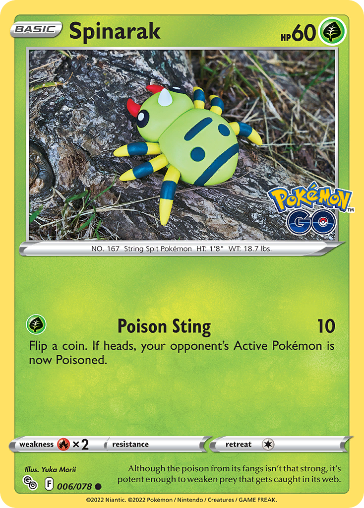 Spinarak (Peelable Ditto) (Reverse Holofoil)