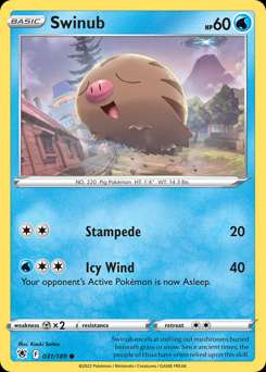 Swinub (Reverse Holofoil)