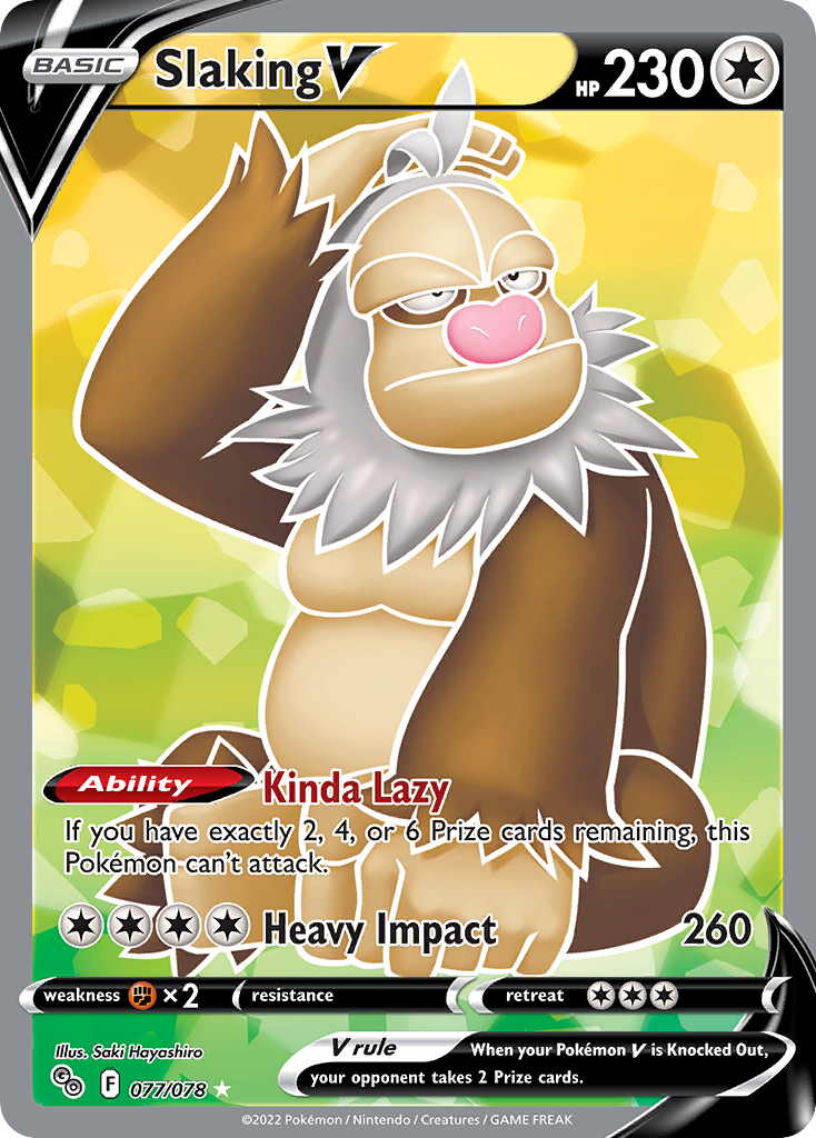 Slaking V (Full Art) (Holofoil)