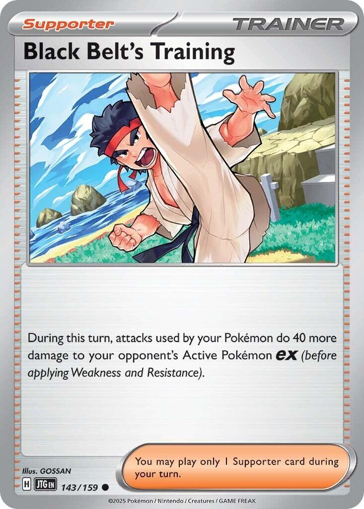 Black Belt's Training (Reverse Holofoil)