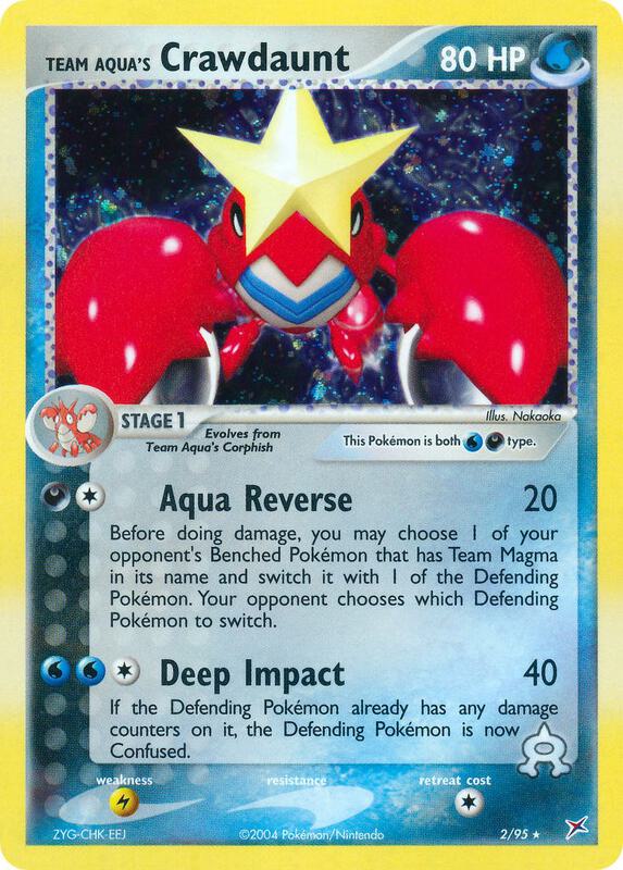 Team Aqua's Crawdaunt