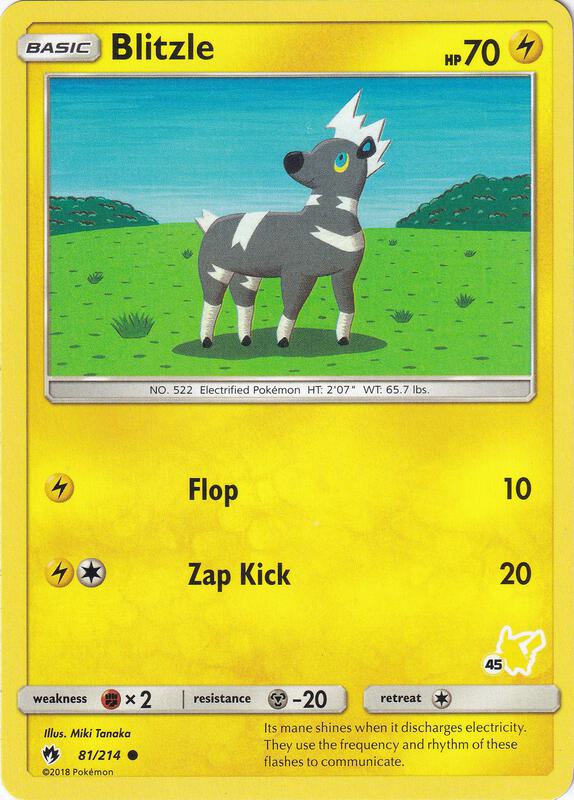 Blitzle (#45 Pikachu Stamped)