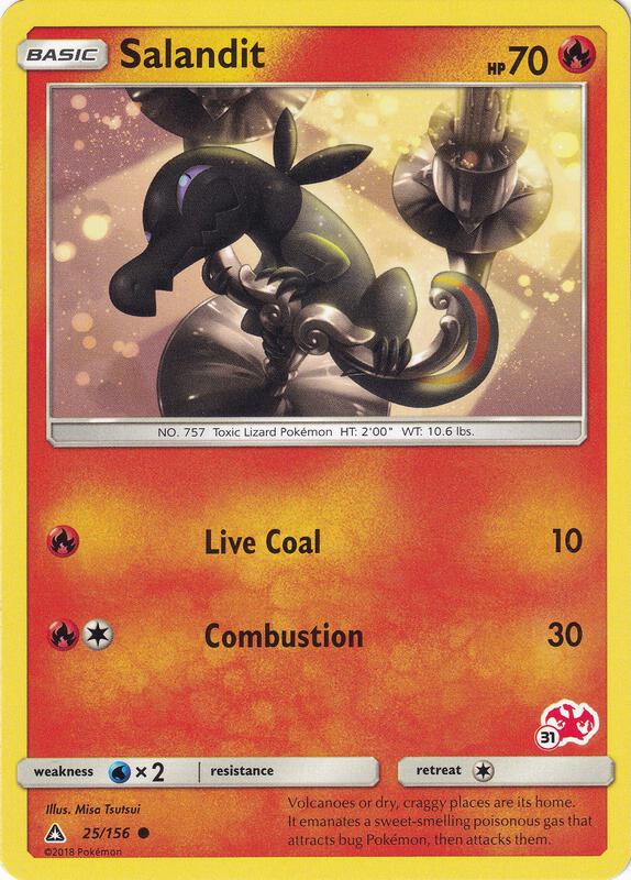 Salandit (#31 Charizard Stamped)