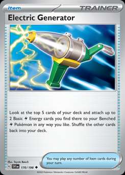 Electric Generator (Reverse Holofoil)