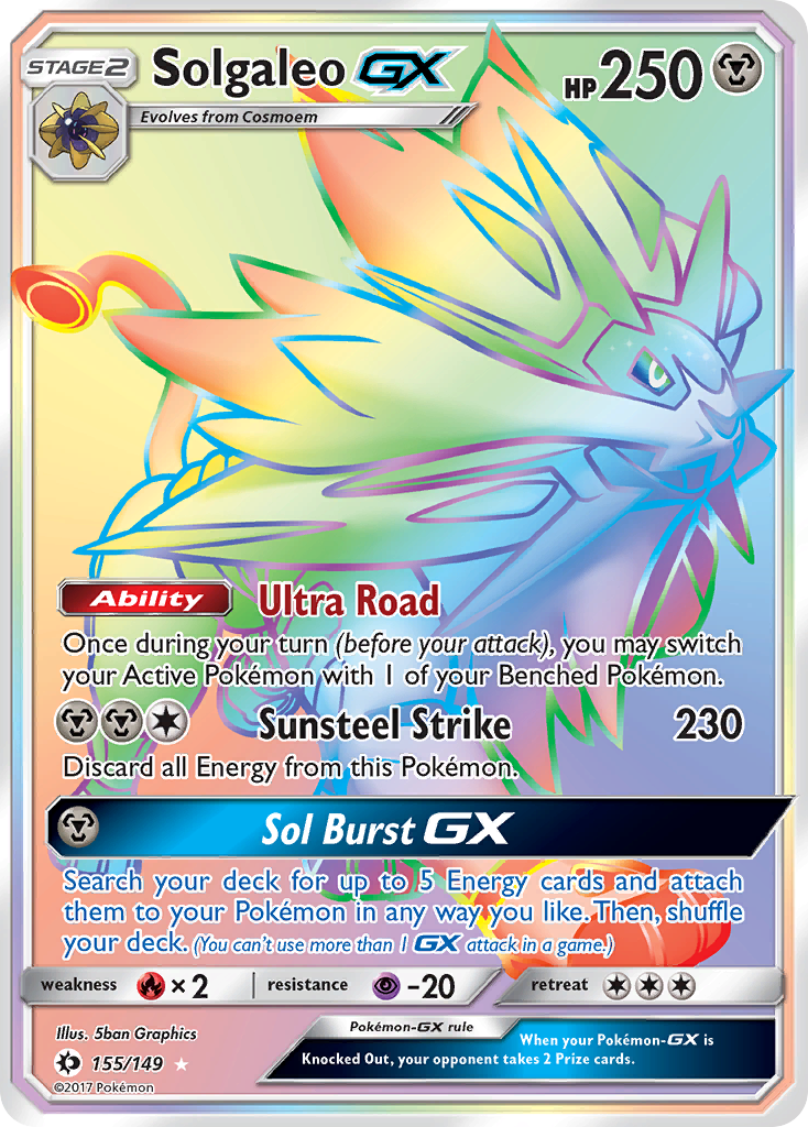Solgaleo GX (Secret) (Holofoil)