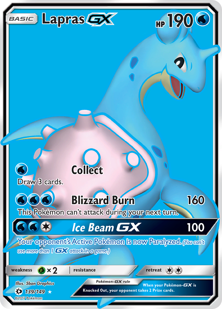 Lapras GX (Full Art) (Holofoil)