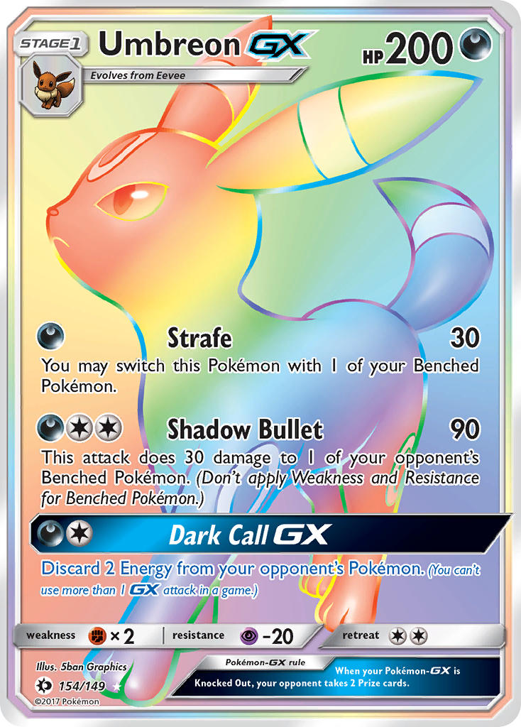 Umbreon GX (Secret) (Holofoil)