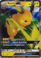 Raichu GX (#60 Pikachu Stamped) (Holofoil)