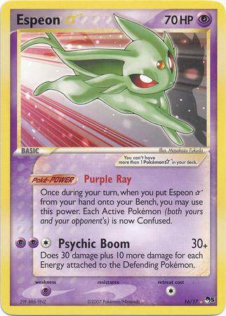 Espeon Star (Gold Star)