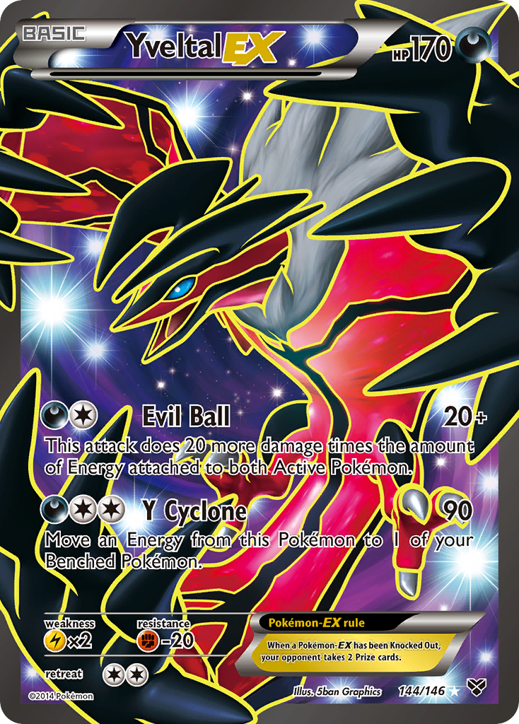 Yveltal EX (Full Art) (Holofoil)