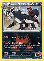 Team Magma's Mightyena (Reverse Holofoil)