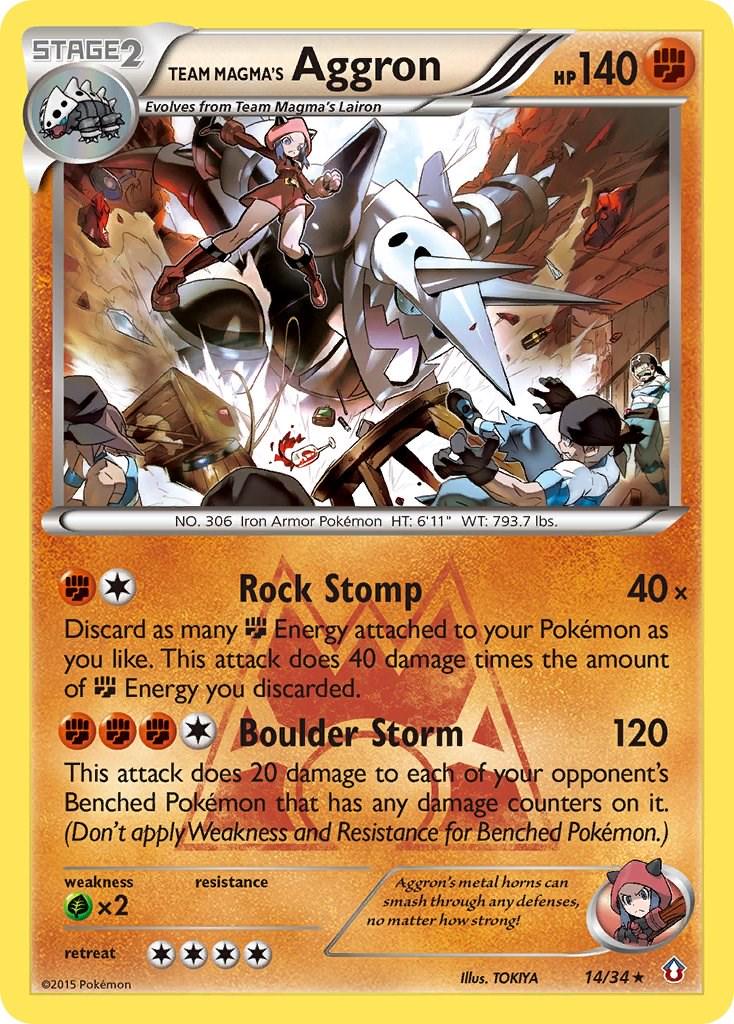 Team Magma's Aggron (Reverse Holofoil)