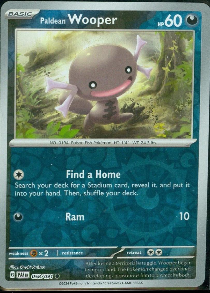Paldean Wooper