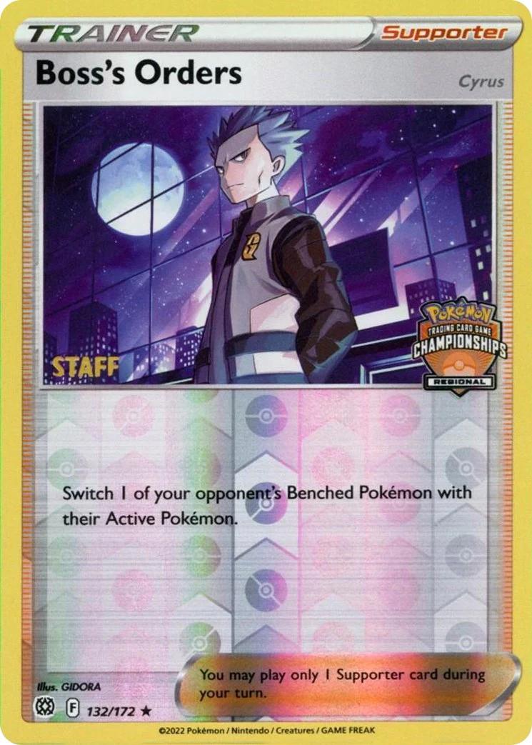Boss's Orders (Regional Championships)