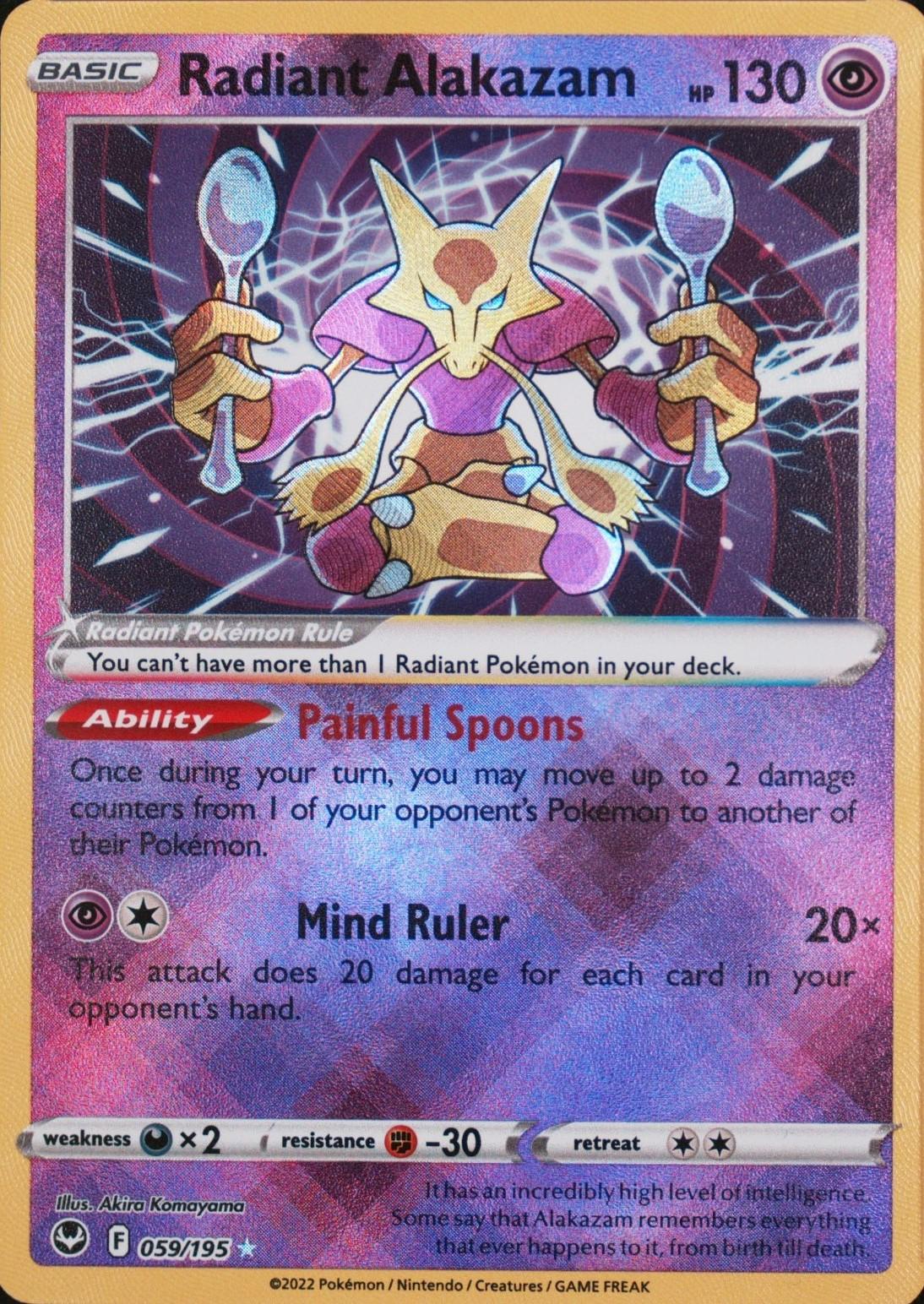 Radiant Alakazam (Prize Pack)