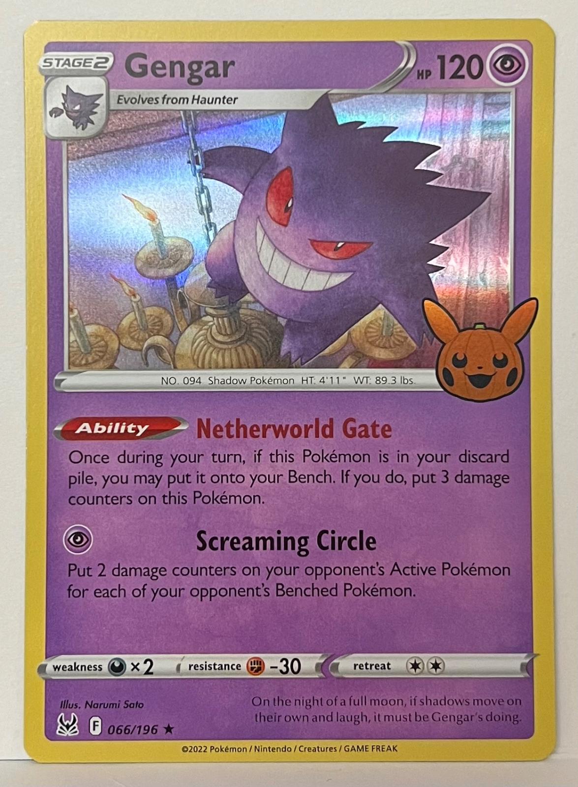 Gengar (2022 Copyright Date) (Holofoil)