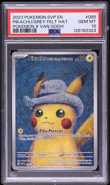 Pikachu with Grey Felt Hat