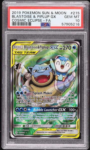 Blastoise & Piplup GX (Alternate Full Art)