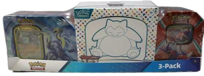 Costco Pokemon Collector 3-Pack: Scarlet & Violet 151 ETB + Paldea Legends Tins